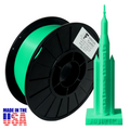 Emerald Green AF Silk PLA 3D Printer Filament, 1.75 mm Diameter, Made in the USA!