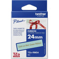 New, Pre-owned, Original Brother TZe-RM54 Labelling Tape Cassette, Gold on Mint Green, 24mm (W) x 4M (L), Ribbon Tape