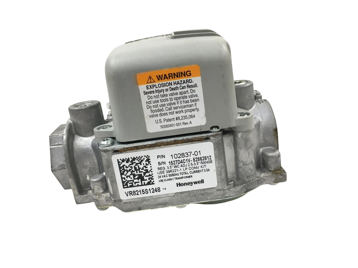 Honeywell VR8215S1248 102837-01 1/2" 24V 1-Stage Direct Ignition Gas Valve