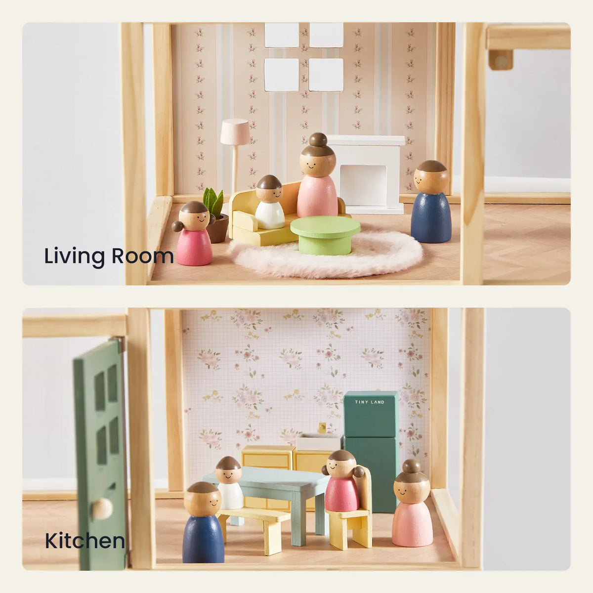 Tiny Land® Sweetwood Dollhouse without Dolls