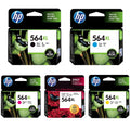 New, Pre-Owned - HP 564XL Black and Color Ink Cartridges-5pack