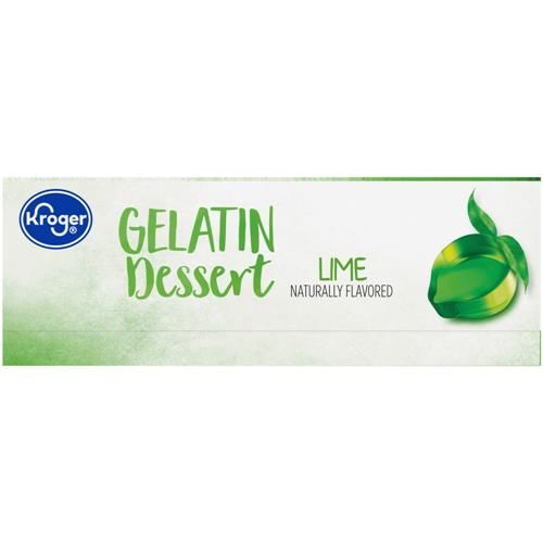 Kroger Lime Gelatin Dessert Mix 3 oz