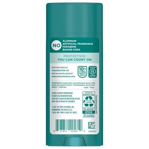 Tom’S Of Maine North Woods Aluminum Free Natural Deodorant For Women & Men | Goes On Clear | Odor & Wetness Protection | Naturally Derived And Moisture-Locking Ingredients | 3.25 Oz