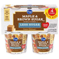 Kroger Maple & Brown Sugar Less Sugar Instant Oatmeal Cups 4 ct