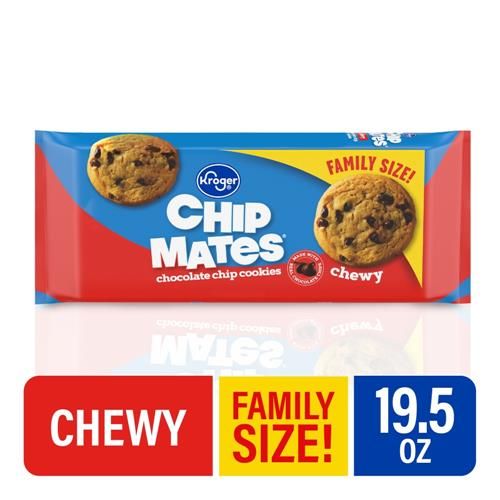 Kroger ChipMates Chewy Chocolate Chip Cookies Family Size 19.5 oz