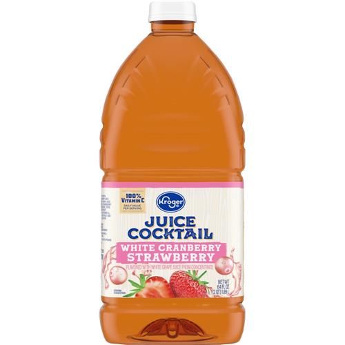 Kroger White Cranberry Strawberry Juice Cocktail 64 fl oz