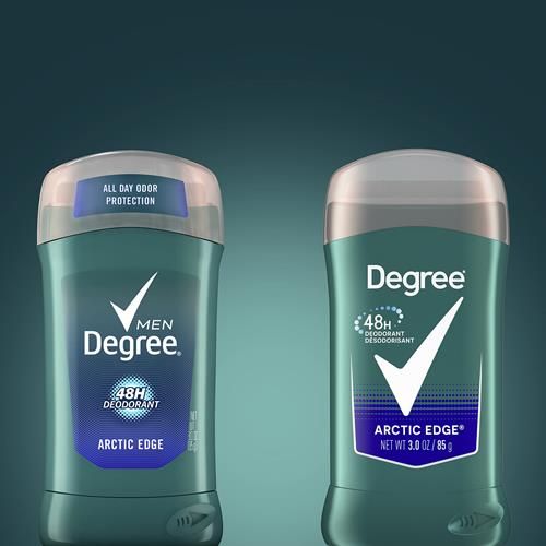 Degree Men Original Deodorant 48-Hour Odor Protection Arctic Edge Deodorant For Men 3 Oz