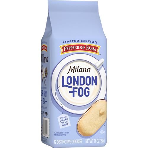 Pepperidge Farm Milano London Fog Earl Grey Tea Cookies, 5.6 Oz Bag (12 Cookies)