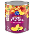 Kroger Canned Yellow Cling Sliced Peaches in Heavy Syrup 29 oz