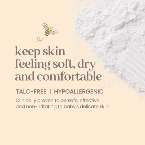 Burts Bees Baby Dusting Powder, Talc Free And Hypoallergenic For Safe And Gentle Comfort, 100% Natural Origin, Pediatrician Tested, 7.5 Oz