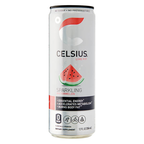 Celsius Watermelon Sparkling Drink, 12 fl oz