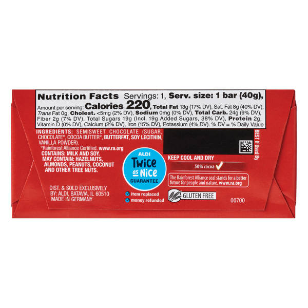 Choceur Dark Mini Chocolate Bars - 5 pack, 1.4 oz