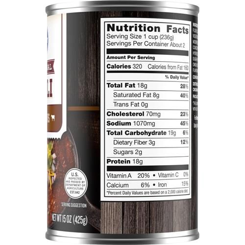Kroger Chili No Beans 15 oz