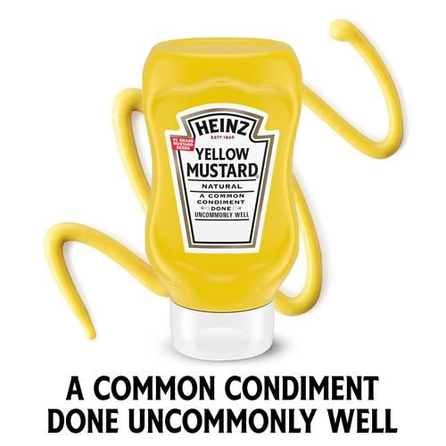 Heinz Yellow Mustard, 8 Oz Bottle