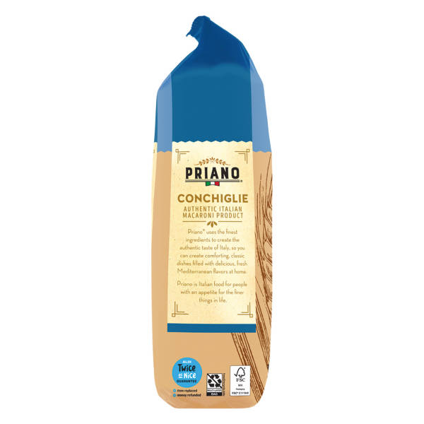 Priano Bronze Cut Conchiglie, 1 lb
