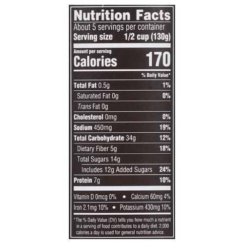 Bushs Canned Bourbon And Brown Sugar Grillin Beans, Plant-Based Protein, Good Source Of Fiber, Vegetarian, Fat Free, Gluten Free, 22 Oz