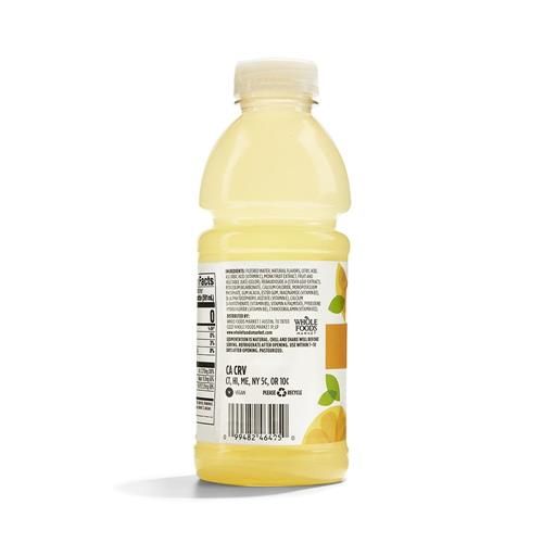Whole Foods Market Water Nutrient Lemonade Vitamin C No Calorie, 20 Fl Oz