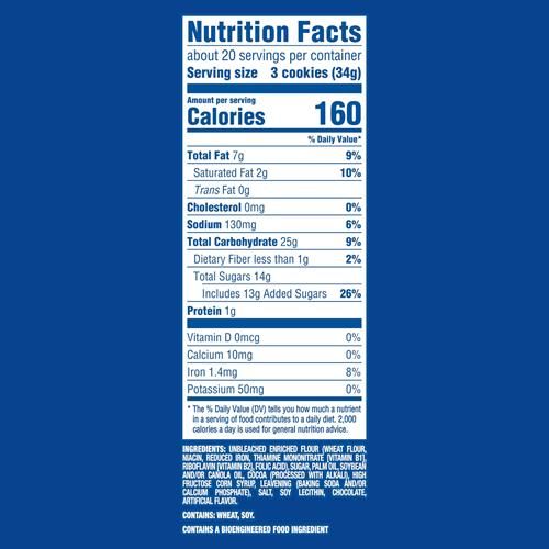 Oreo Chocolate Sandwich Cookies, Party Size, 24.16 Oz