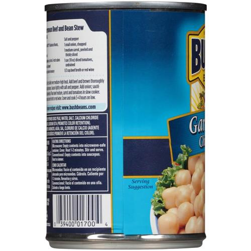 Bushs Best Garbanzo Beans (Chickpeas) 16 Oz.