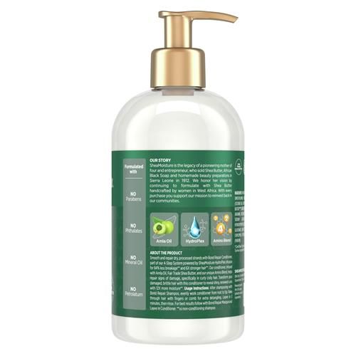 Sheamoisture Bond Repair Conditioner Amla Oil Strengthens And Repairs Hair Bonds With Hydroplex Technology And Amla Oil For Less Breakage With Restorative Hydroplex Infusion 13Fl Oz
