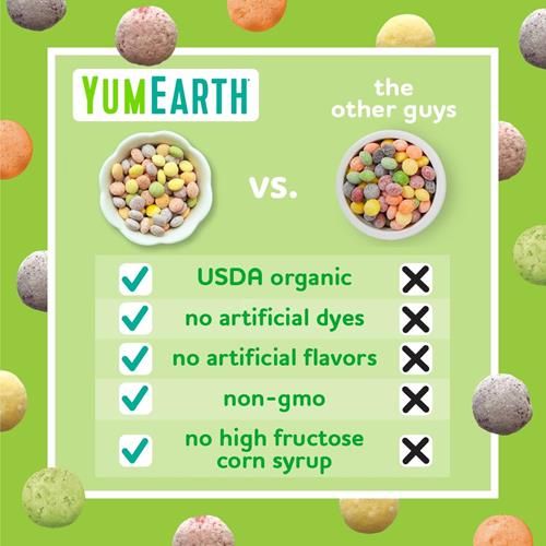 Yumearth Organic Sour Giggles Chewy Candy - Allergy Friendly (Top 9 Free), No Artificial Dyes Or Flavors, Non Gmo, Gluten Free, Vegan - Individually Wrapped Sour Snack Packs - 0.5 Ounce (Pack Of