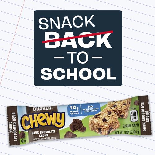 Quaker Chewy Granola Bars, Variety Pack, 0.84 Oz Bars, 18 Ct