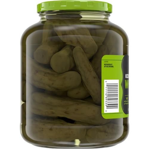 Kroger Kosher Whole Dill Pickles 46 fl oz