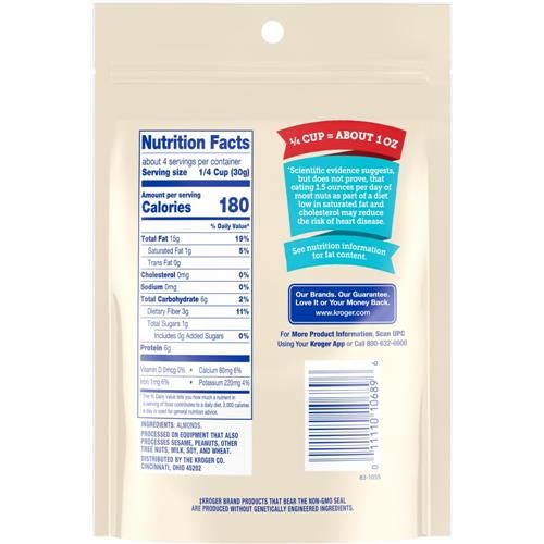 Kroger Sliced Almonds 4 oz