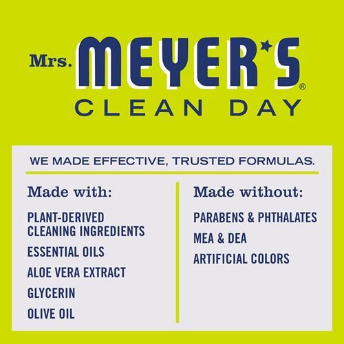 Mrs. Meyers Clean Day Liquid Hand Soap Refill, Cruelty Free And Biodegradable Formula, Lemon Verbena Scent, 33 Oz