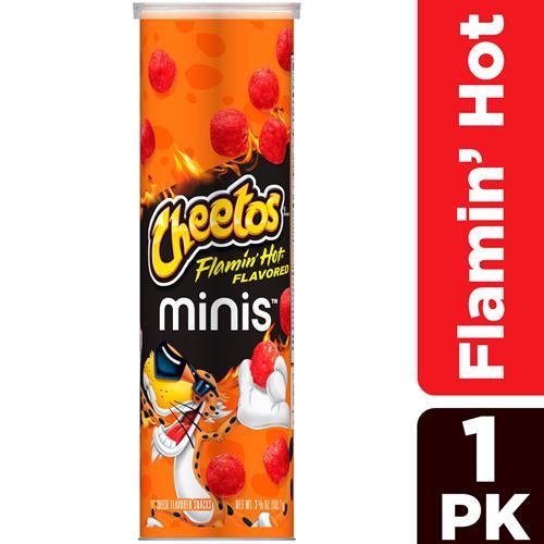 Minis Cheetos Canister - Flamin Hot Bites