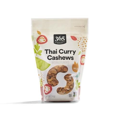 Whole Foods Market, Thai Curry Cashews, 12 Ounce