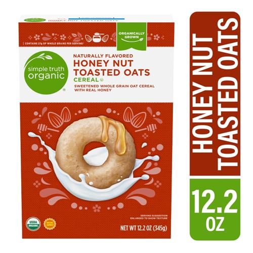 Simple Truth Organic Honey Nut Toasted Oats Cereal 12.2 oz