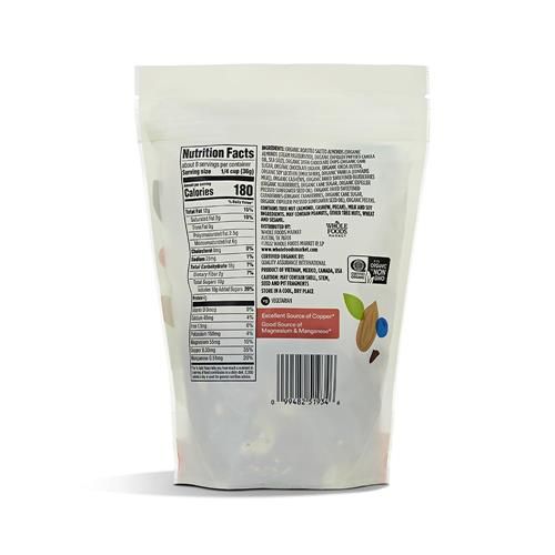 Whole Foods Market Organic Dark Chocolate Nuts & Berries Trail Mix, 10 Oz