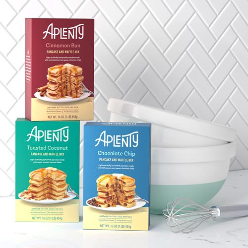 Aplenty Chocolate Chip Pancake And Waffle Mix, 16 Oz