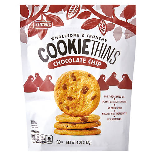 Benton's Chocolate Chip Cookie Thins, 4 oz