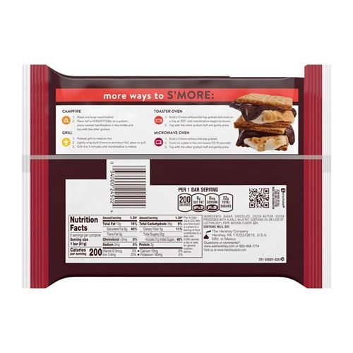 Hersheys Special Dark Mildly Sweet Chocolate Candy Bars, 1.45 Oz (6 Count)