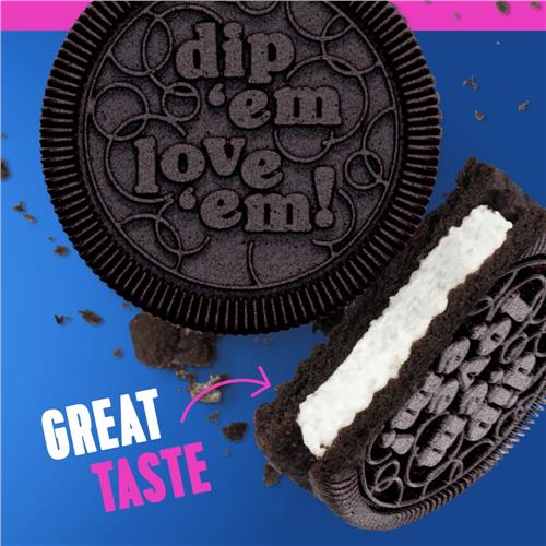 Kroger Kaleidos Original Double Filled Chocolate Sandwich Cookies 15.35 oz