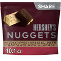 Hersheys Nuggets Special Dark Chocolate With Almonds Candy Share Pack, 10.1 Oz