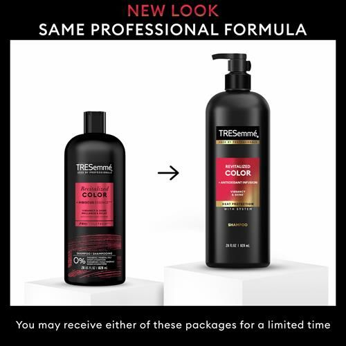 Tresemmé Vibrance & Shine Shampoo Revitalized Color For Color Treated Hair Formulated With Pro Style Technology 28 Fl Oz