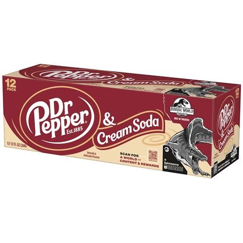 Dr Pepper - & Crème Soda, 12 Oz, 12 Pk