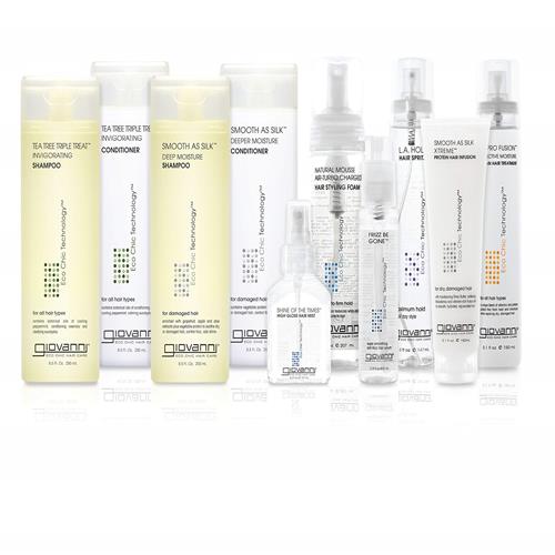 Giovanni Tea Tree Triple Treat Invigorating Conditioner, 8.5 Oz. - Cooling Peppermint, Eucalyptus, Rosemary, Helps Dry Flaking Scalp, Lauryl And Laureth Sulfate Free, Paraben Free