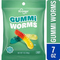 Kroger Gummi Worms Candy Bag 7 oz