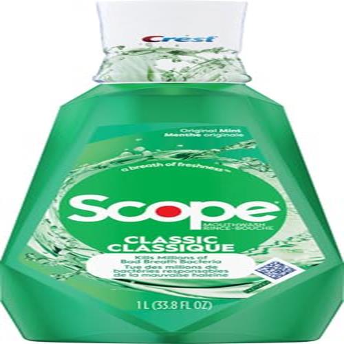 Crest Scope Classic Mouthwash, Original Formula, 1 L