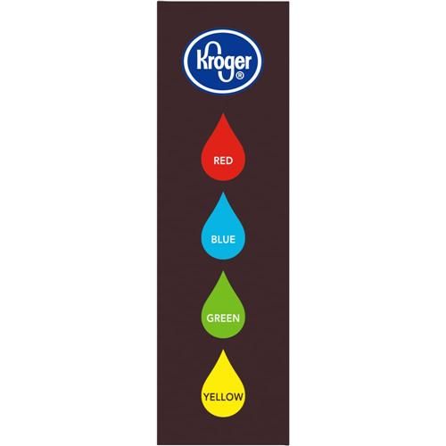 Kroger Assorted Food Coloring 4 ct / 0.3 fl oz