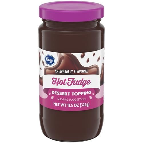 Kroger Hot Fudge Dessert Topping 11.5 oz