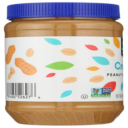 Whole Foods Market, Peanut Butter Spread, Crunchy No Stir, 40 Ounce