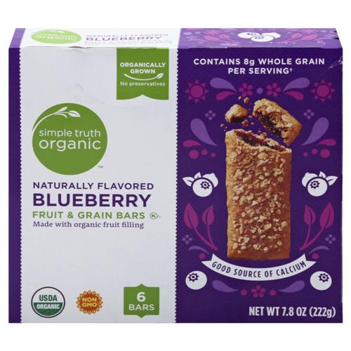 Simple Truth Organic Blueberry Breakfast Bars 6 ct / 7.8 oz