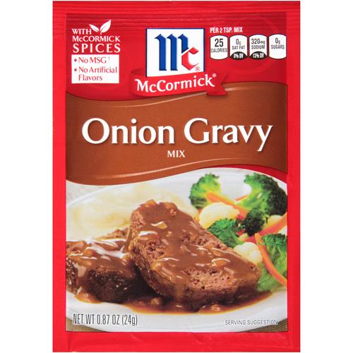 Mccormick Onion Gravy Mix, 0.87 Oz