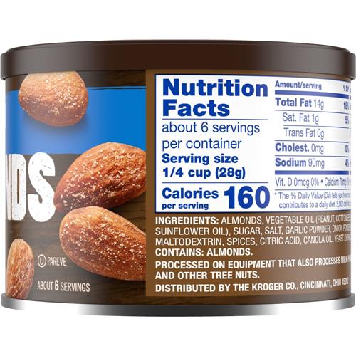 Kroger Teriyaki Almonds 6 oz