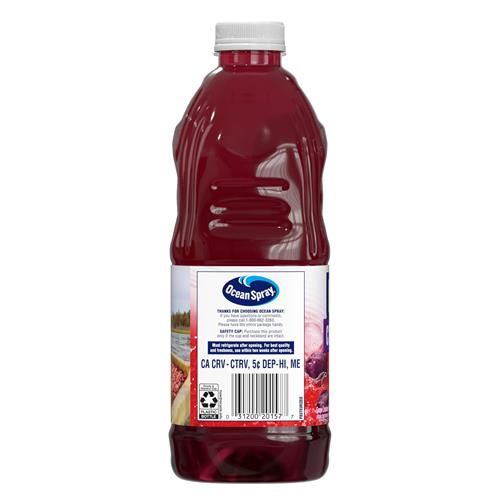 Ocean Spray Diet Cran-Grape Cranberry Grape Juice Drink, 64 Fl Oz Bottle (Pack Of 1)
